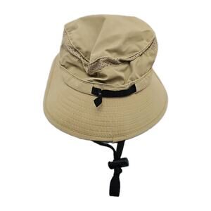 Bucket Hat Fashion Boonie Hat Kids Wide Brim String Sun Scala Cap Beige Beach